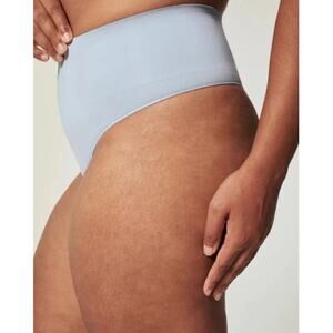 Spanx Women's Antique Blue EcoCare Thong Shaping Underwear Panties Size S